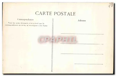 Versalhes — Grand Trianon — Fachaada interna — Escada de honra — E. L. D. — Verso
