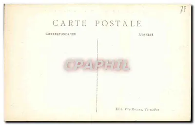 Parc de VERSAILLES — Bassin de Lalone - Grandes-Eaux — Edil. Vye Môreau, Versailles — Verso