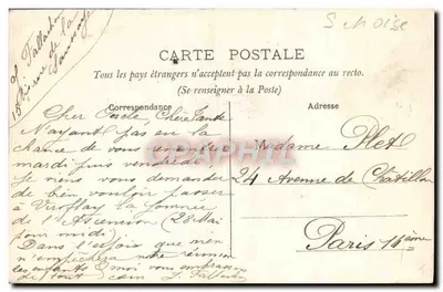 Viroflay (S.-et-O.) — Caminho de Caça — Casa Rasquin, em Viroflay. L'H. Peris. — Verso