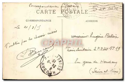Asnières-Clichy — O Cemitério dos Cães — Verso