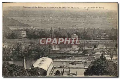 Panorama da Vale da Seine tirado de Louveciennes — A Máquina de Marly