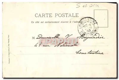 Lardoy - Canal do Mesnil — E. Larny, 16 Março 1903 — Verso