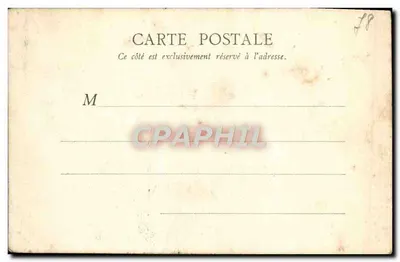 Castelo de Rambouillet — A Laticínio — B. F., Paris — Verso