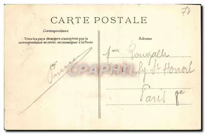 Versailles — A Carroça Utilizada no Sacro de Carlos X — Editor Desconhecido, n° 312 — Verso