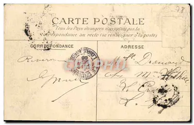 St-Cloud — Les Cascades zbudowane podczas panowania Ludwika XIV przez Le Pautre & Mansard — Rewers