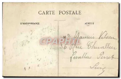 Versailles — The Orangerie — anonymous publisher, no. 918 — Back