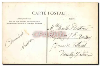 Versailles — Petit Trianon — Fasada w kierunku Wielkiego Trianonu — E.L.D. nr 120 — Rewers