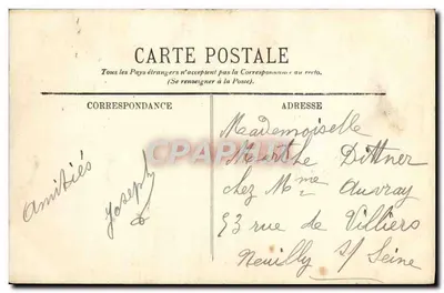 Versailles — Petit Trianon. O Hameau de Marie-Antoinette. A Torre de Malborough e a Laiterie — LL. n°242 — Verso