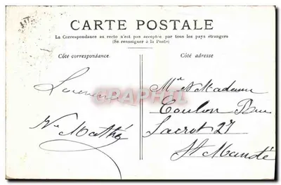 Versailles — Quarto de dormir de Luís XIV — Editor não visível — Verso