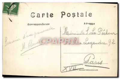 Versailles — Pałac Grand Trianon i prawy ramus kanału — Rewers
