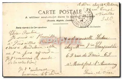 Versailles - Tralie van de Orangerie en de Honderd Treden — Nina Moreau, uitgever, Versailles — Achterkant