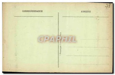 Pontoise — Chiesa di Notre-Dame — Fototipia L'Abéille, Parigi, n°28 — Verso