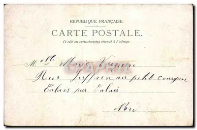 Castelo de St. Germain-en-Laye — vista panorâmica — editor H. L. Hijo, n° 13 — Verso