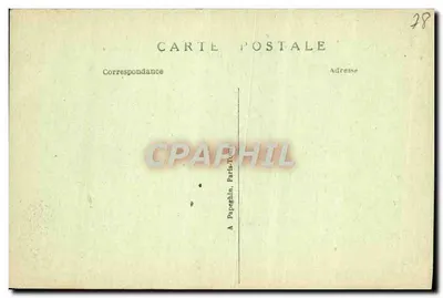Versailles — Palácio do Grande Trianon — A Câmara de Napoleão I — A. P. — Verso