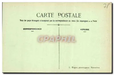 Versailles — De Orangerie en het Paleis — I. K. — Achterkant
