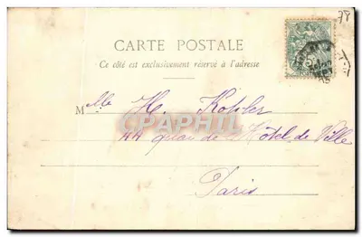 Versailles - Hameau de Marie-Antoinette - Le Présbytère — Mme Moreau, wyd., Versailles — Rewers