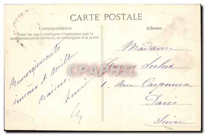 Parc de Versailles — L'Orangerie — Éditeur non identifié, n° 34 — Verso