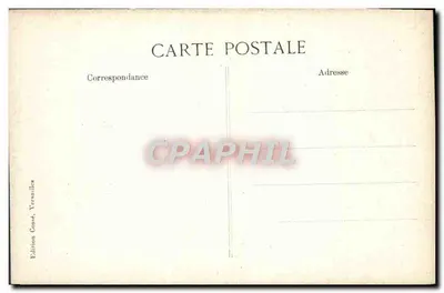 Versailles — A Gruta de Apolo — Edição Cassé, Versailles — Verso