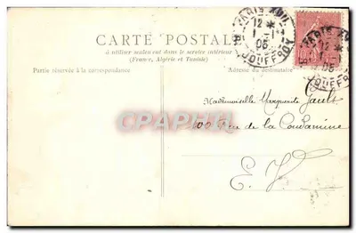 Versaj – Pałac – Orangeria – B. F. Paryż — Rewers