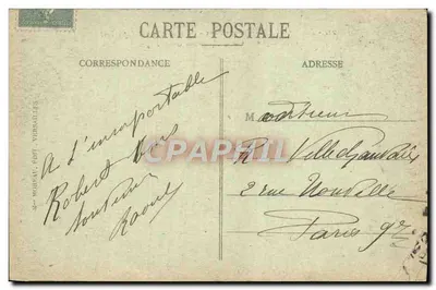 Versalhes - Grandes Eaux - Carro de Apolo e Tapete Verde - M. Muiréau, Editor — Verso