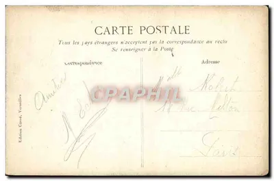 Versailles — Il Parco - Hameau du Petit Trianon - Maison de la Reine — Edizione Cossé — Verso