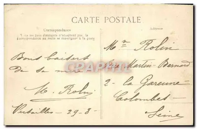 Versailles — Le Palais — Éditeur : 339 — Verso