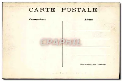 Parque de VERSAILLES — Bassin de l'Encelade — Mme Moreau, editor Versailles — Verso