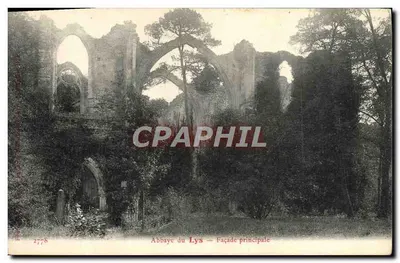 Abadia do Lys — Fachada principal — Editor: J. Léonard, n° 2778
