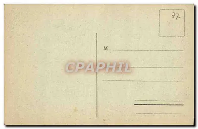 Palácio de Fontainebleau — Quarto de dormir de Napoleão I — Editor não identificado, n° de série 69 — Verso