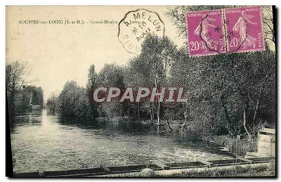 Souppes-sur-Loing (S.-et-M.) — Grande Moina na Loing — editor Fototipia E. Dreaux, Paris