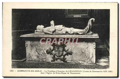 Dammartin-en-Goele — Het graf van Antoine de Chabannes (graaf van Dammartin 1439-1488) — G. Cammade, Dammartin