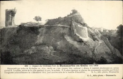 Kasteel van Dammartin-en-Goele — Uiterlijk rond 1809 — G.L., uitgever-fotograaf, Dammartin