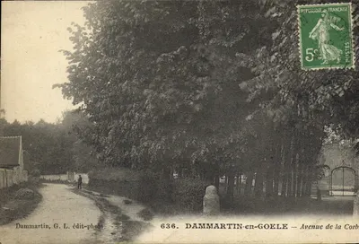 DAMMARTIN-en-GOËLE — Avenue de la Corbette — uitgever G. L. édit-photo, n° 636