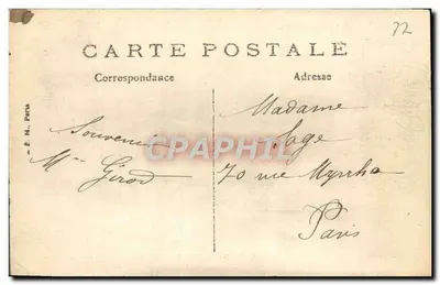 DAMMARTIN-en-GOËLE — Avenue de la Corbette — uitgever G. L. édit-photo, n° 636 — Achterkant