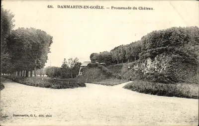 DAMMARTIN-EN-GOËLE — Promenade du Château — Dammartin, G. L. édit. phot