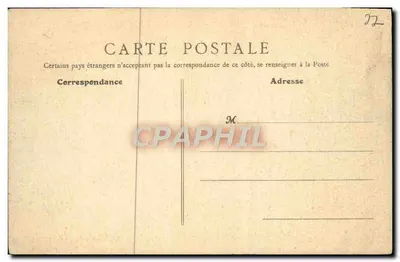 Dammartin - Castle Promenades - The Ruins — Publisher L. - No. 464 — Back