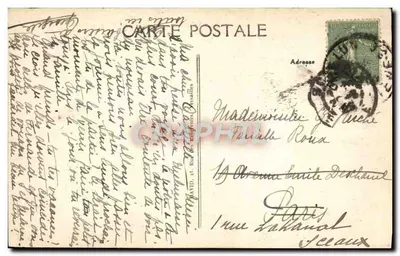 Melun — Zamek Vaux-le-Pénil — wydawca nieznany, numer serii 14 — Rewers