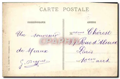 Trinchera alemana en Varedes (S.-et-M.) — después de la batalla de la Marne — Visé Paris 328 — Reverso