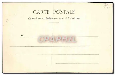 Parco di Fontainebleau - Vista del Canale — Thibault, editori, n°47 — Verso