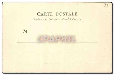 Bossche van Fontainebleau — Grot van de Wolven — B.F. Paris, n°6 — Achterkant