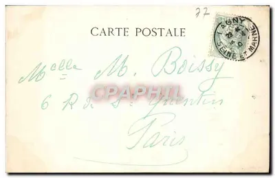 Thorigny — Wnętrze kościoła — C. L. C. — B. By — Rewers