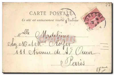 Fontainebleau — De Station — C. L. C. — Achterkant