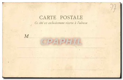 Quarto do Papa — Fontainebleau — B. F., Paris — Verso