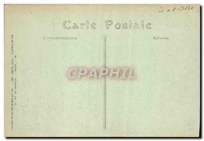 Triel (Seine-et-Oise) — A Igreja — Ancien Étard & Cie, editor em Paris — Verso