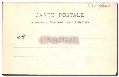 Woud van Fontainebleau — Plateau de la Mare aux Fées — A. Siron, uitgever, Barbizon (S.-et-M.) — Achterkant