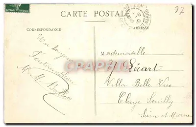 Floresta de Fontainebleau — A Rocha que Treme — Editor não identificado, n° 92 — Verso