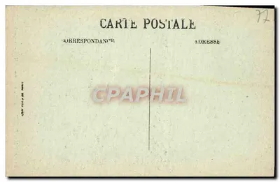 Fontainebleau — El Palacio — La cama de María Antonieta — LL. n°73 — Reverso