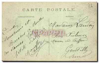 Villiers-sur-Morin (S.&M.) — Los dos Molinos y el Cauce — Cl. Collard, fot. Laguy — Reverso