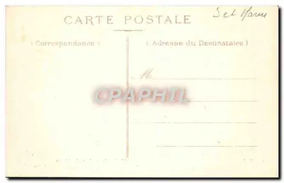 Palacio de Fontainebleau — Antecámara de los Apartamentos del Papa — Edit. V. F. n° 45 — Reverso