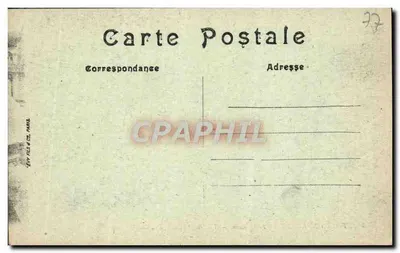 Fontainebleau — Das Schloss — Ansicht der Ovalen Hofstätte — LL — Rückseite